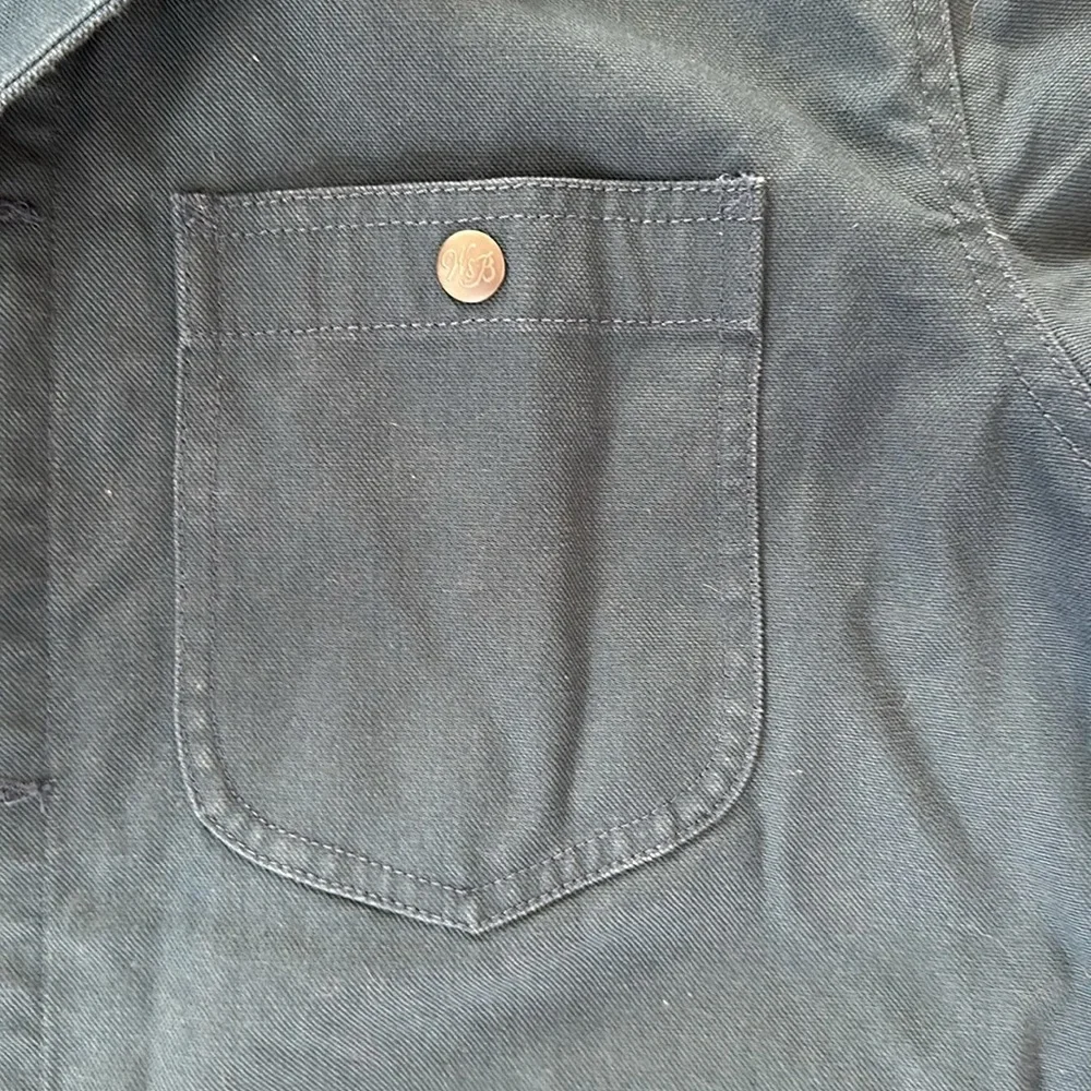 J. Crew Men's Military Field Jacket in Deep Teal Blue